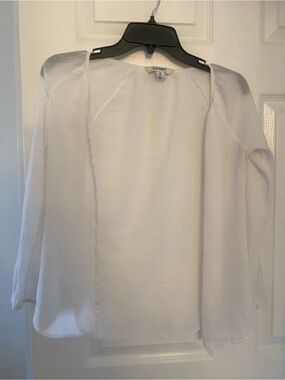 Old Navy White Sheer Women's Top